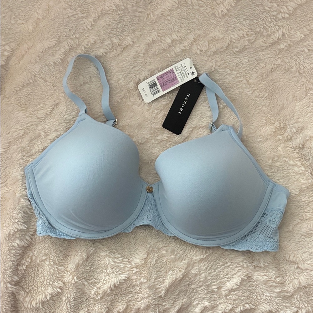 Natori Light Blue Lace Bra